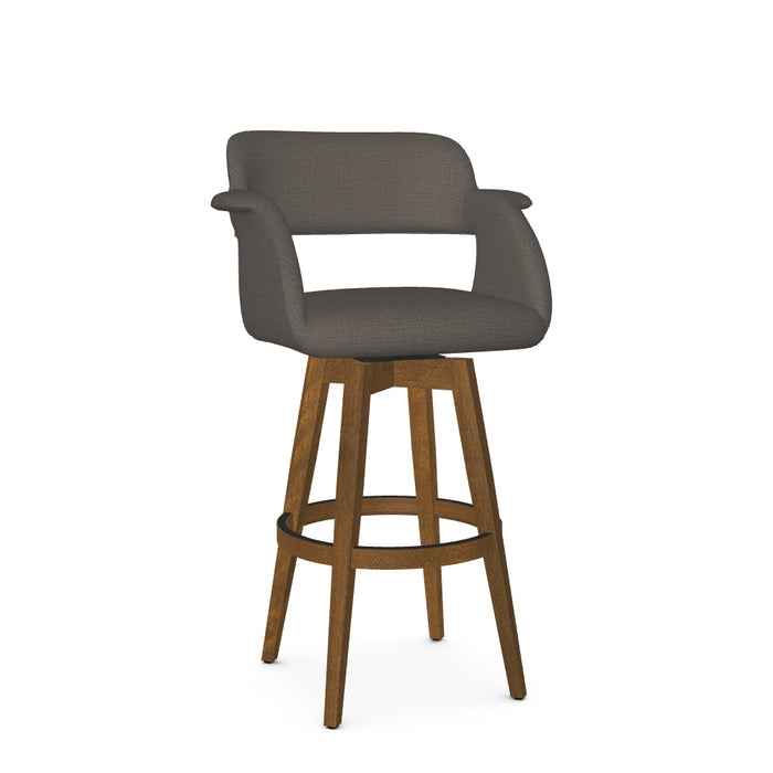 Joshua Swivel Bar Stool-Upholstered