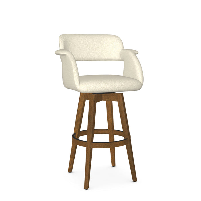 Joshua Swivel Bar Stool-Upholstered