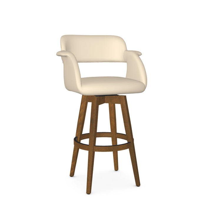 Joshua Swivel Bar Stool-Upholstered
