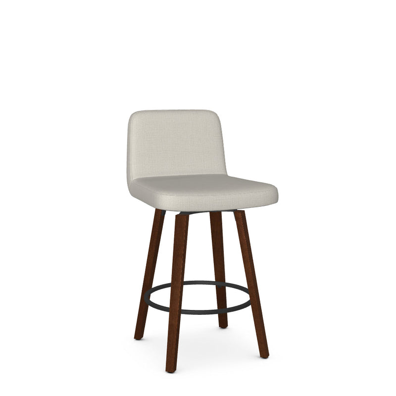 Visconti Swivel Counter Stool-Upholstered