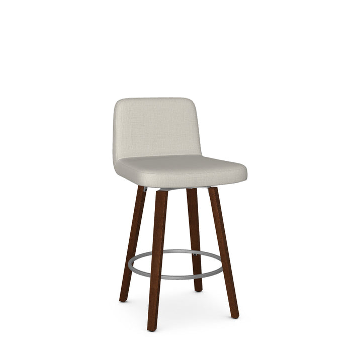 Visconti Swivel Counter Stool-Upholstered