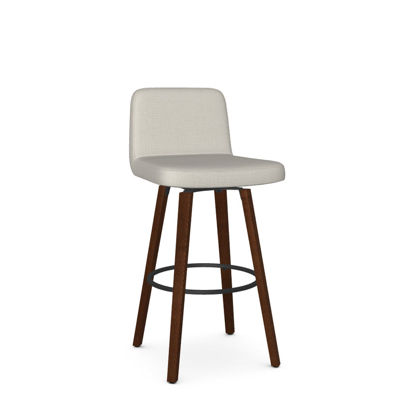 Visconti Swivel Bar Stool-Upholstered