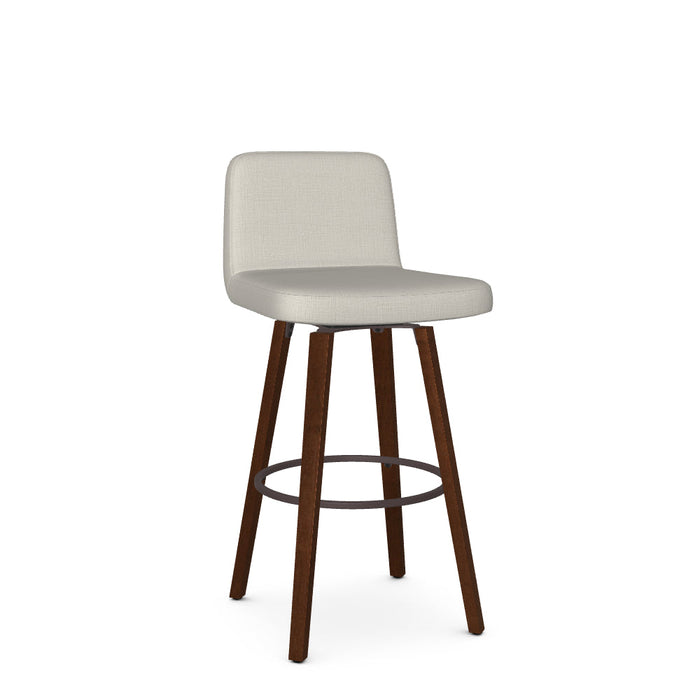 Visconti Swivel Bar Stool-Upholstered