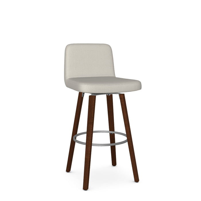Visconti Swivel Bar Stool-Upholstered