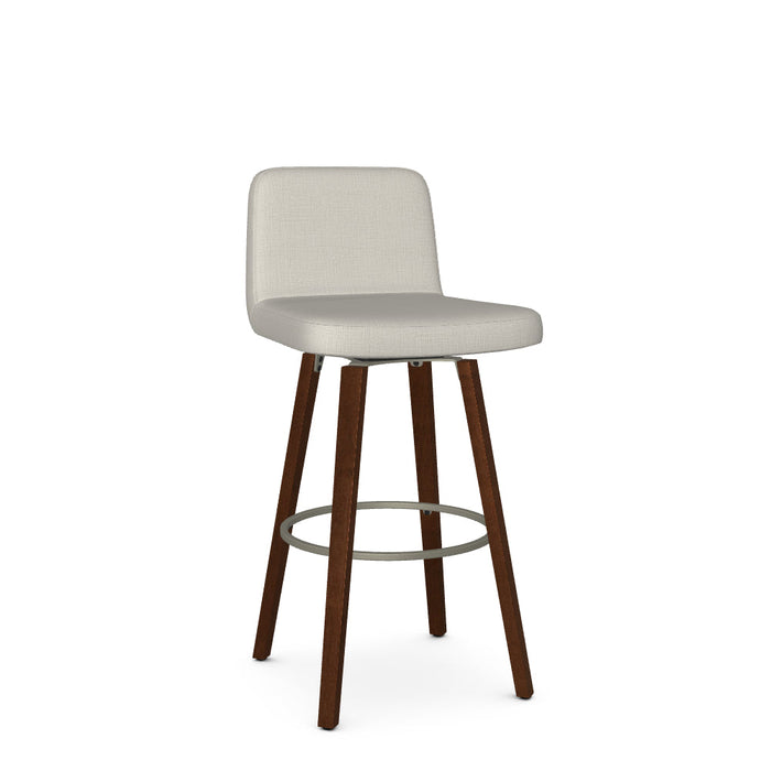 Visconti Swivel Bar Stool-Upholstered