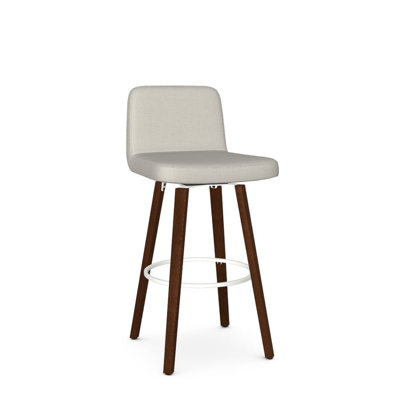 Visconti Swivel Bar Stool-Upholstered