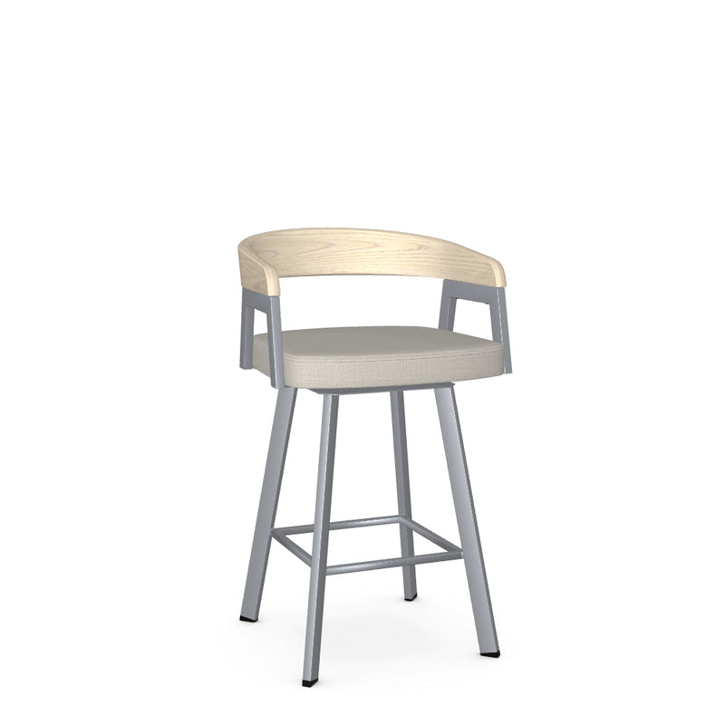 Carmela Swivel Counter Stool-Upholstered