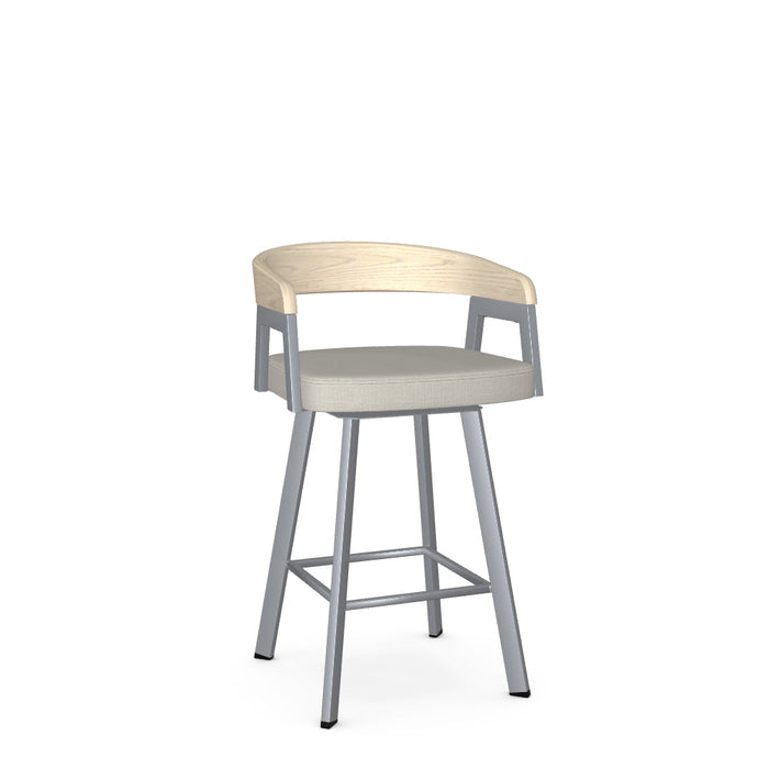Carmela Swivel Counter Stool-Upholstered