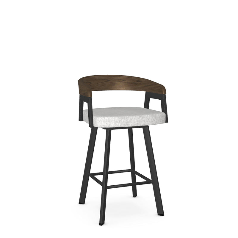 Carmela Swivel Counter Stool-Upholstered