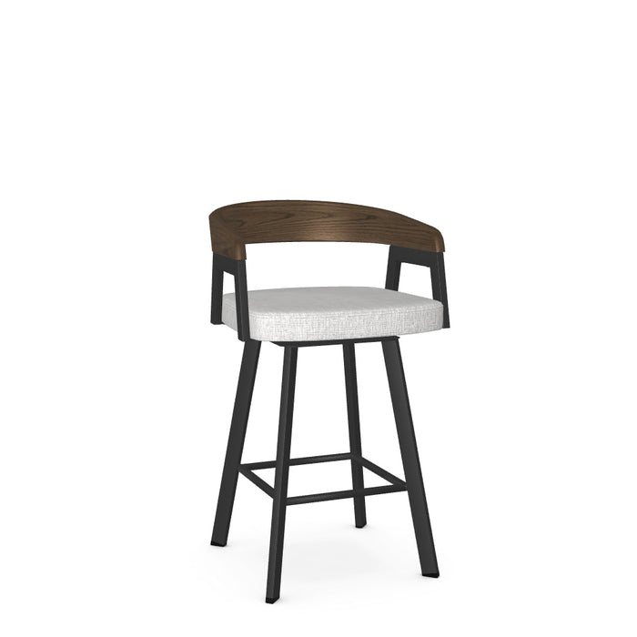 Carmela Swivel Counter Stool-Upholstered