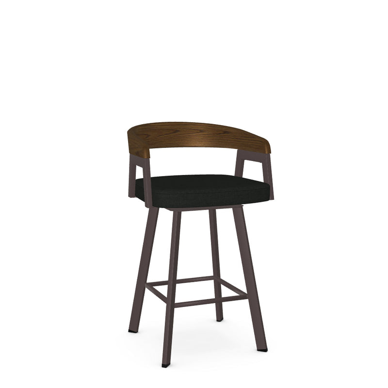Carmela Swivel Counter Stool-Upholstered