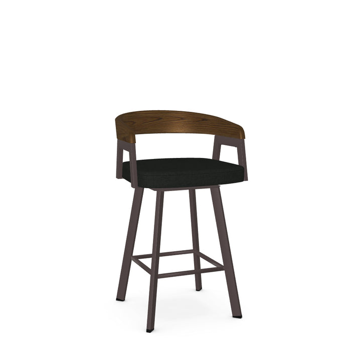 Carmela Swivel Counter Stool-Upholstered