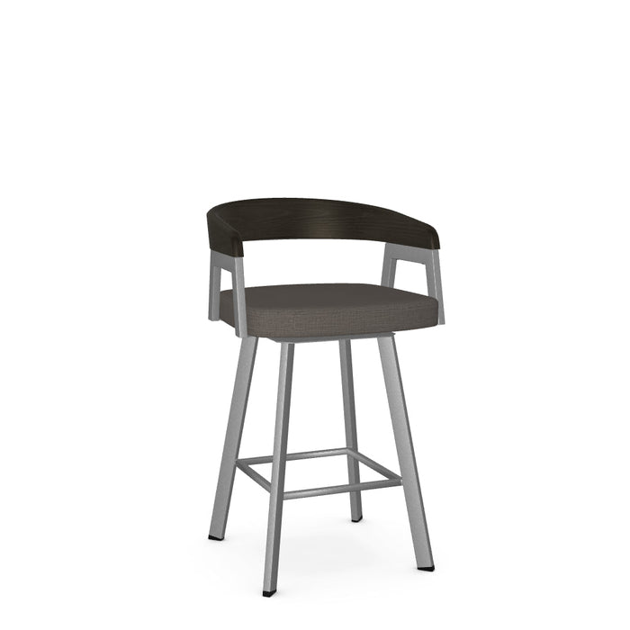 Carmela Swivel Counter Stool-Upholstered