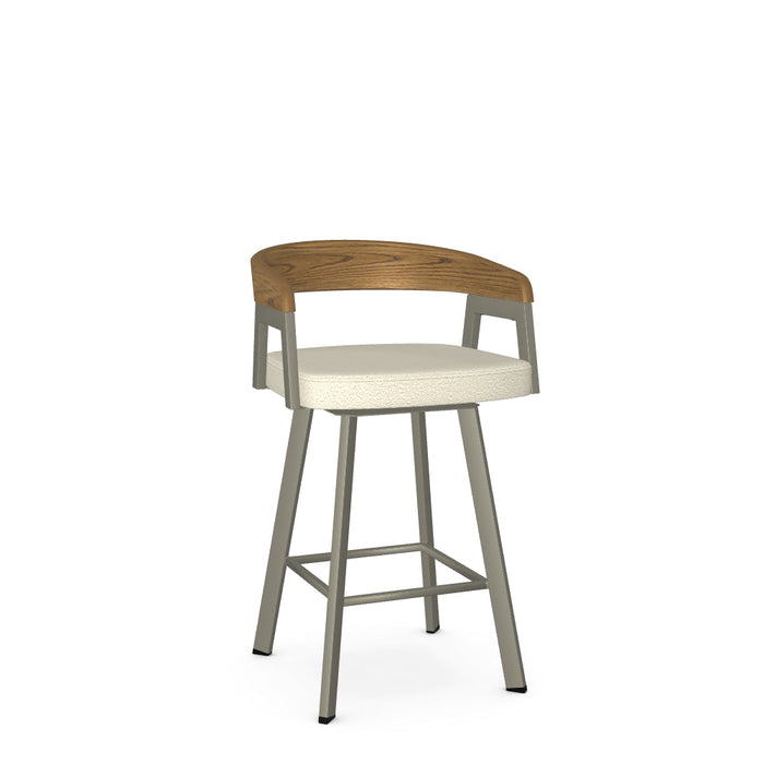 Carmela Swivel Counter Stool-Upholstered