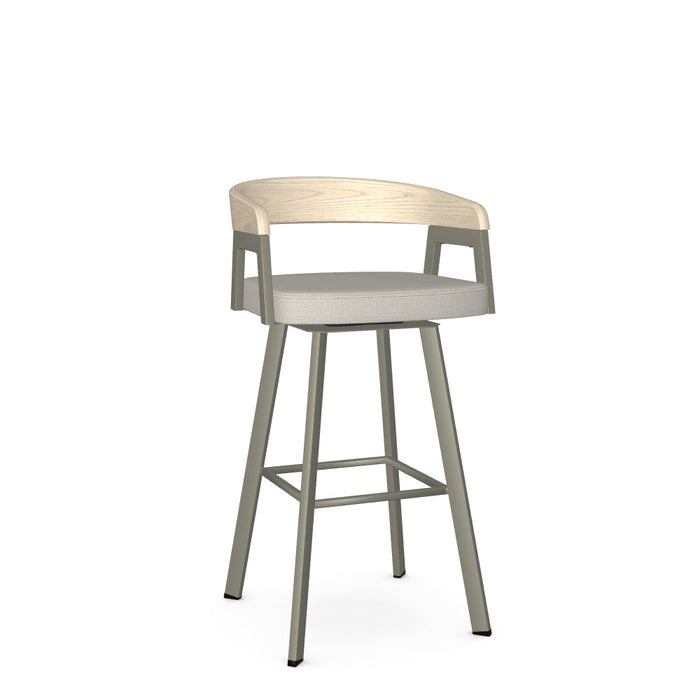 Carmela Swivel Bar Stool-Upholstered