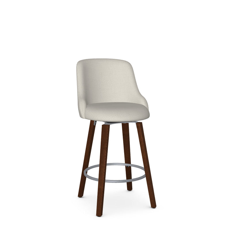Diaz Swivel Counter Stool-Upholstered