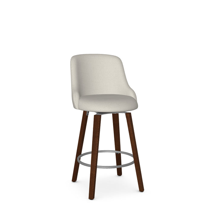 Diaz Swivel Counter Stool-Upholstered