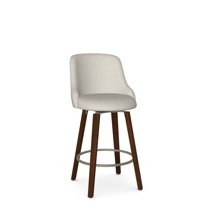 Diaz Swivel Counter Stool-Upholstered