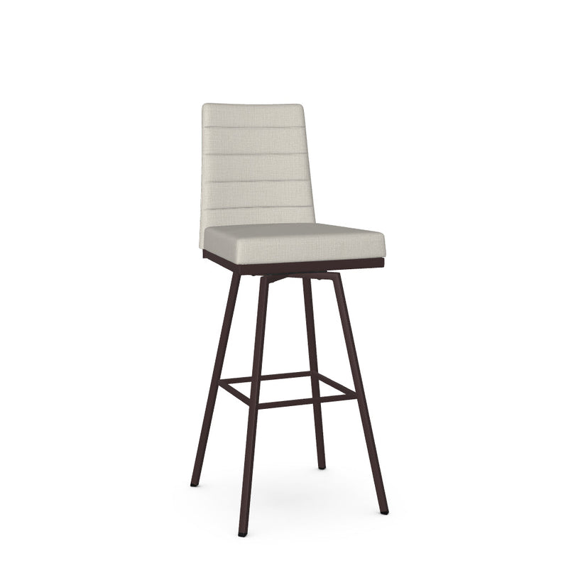 Luna Swivel Bar Stool - Upholstered