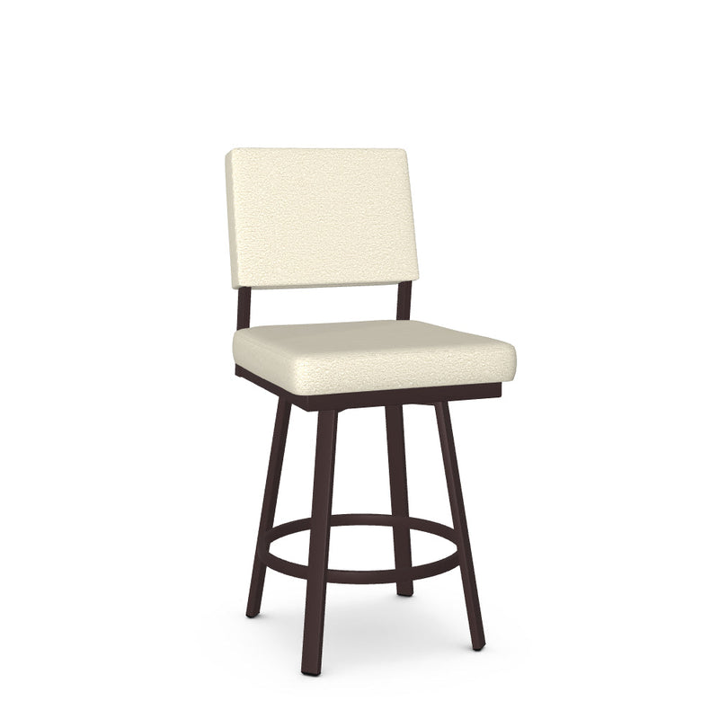 Mathilde Swivel Counter Stool - Upholstered