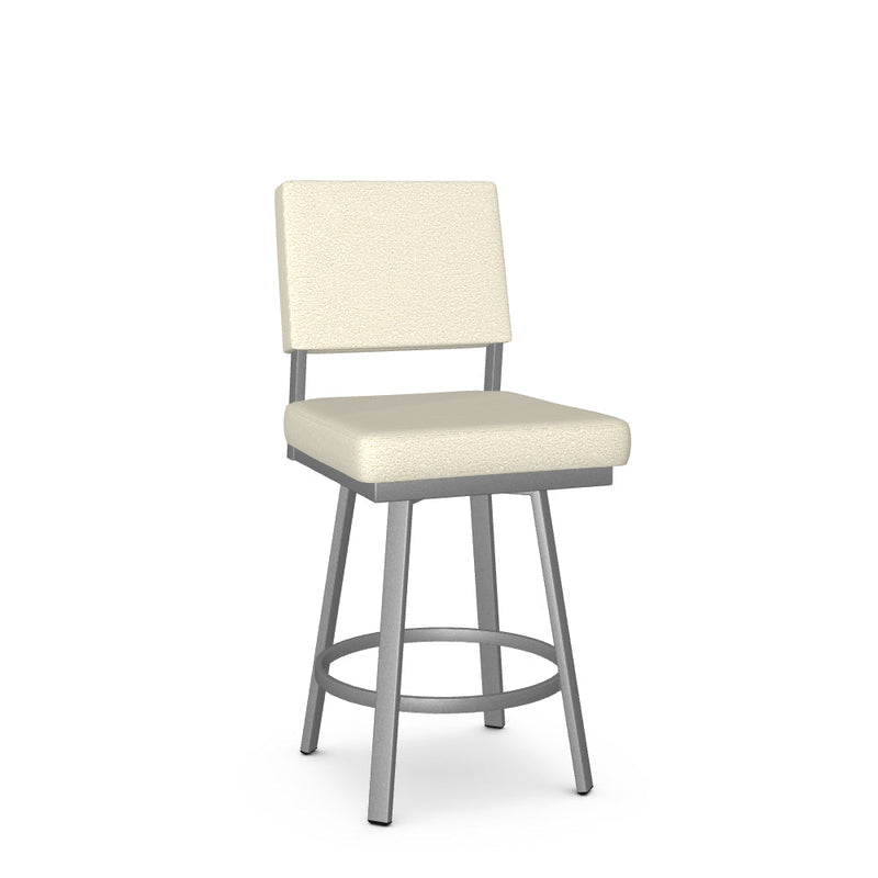 Mathilde Swivel Counter Stool - Upholstered