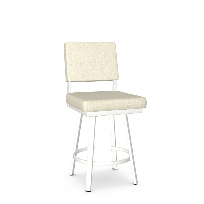 Mathilde Swivel Counter Stool - Upholstered