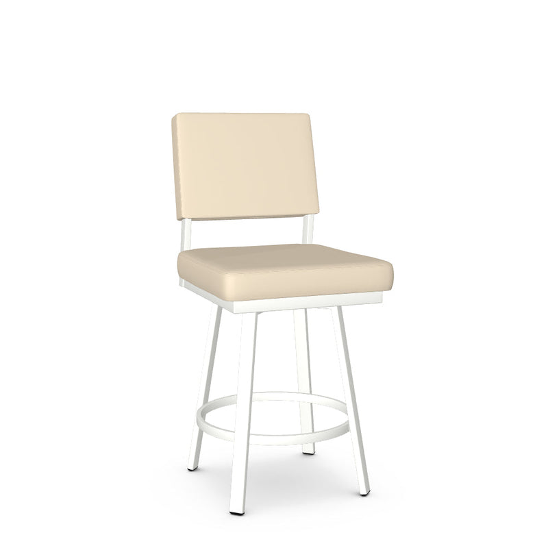 Mathilde Swivel Counter Stool - Upholstered