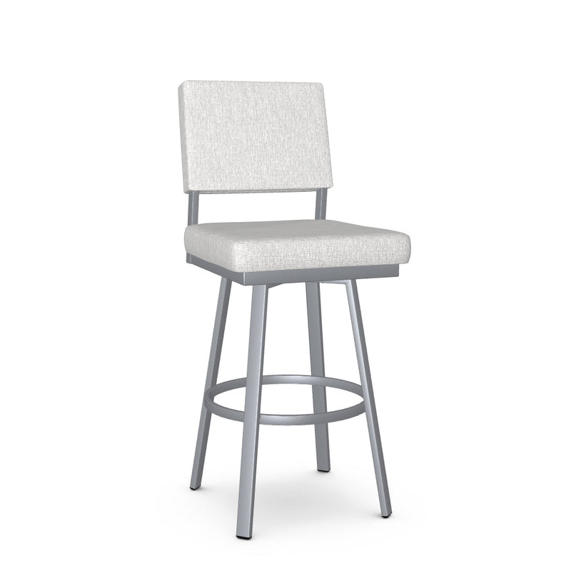 Mathilde Swivel Bar Stool - Upholstered