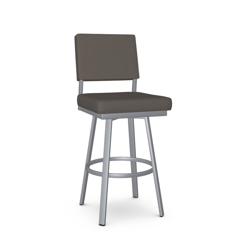 Mathilde Swivel Bar Stool - Upholstered