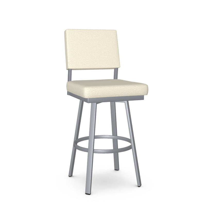 Mathilde Swivel Bar Stool - Upholstered