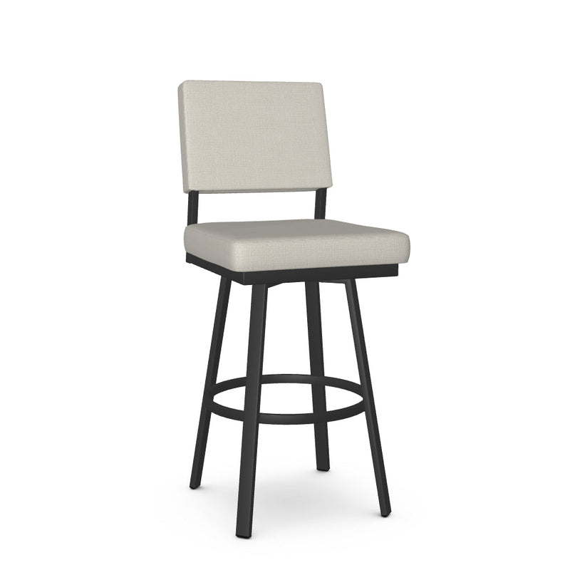 Mathilde Swivel Bar Stool - Upholstered