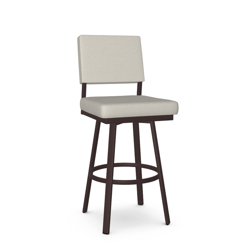 Mathilde Swivel Bar Stool - Upholstered