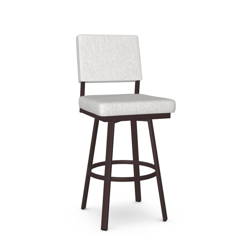 Mathilde Swivel Bar Stool - Upholstered
