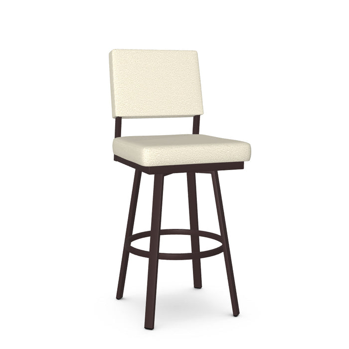 Mathilde Swivel Bar Stool - Upholstered