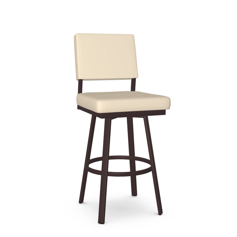 Mathilde Swivel Bar Stool - Upholstered