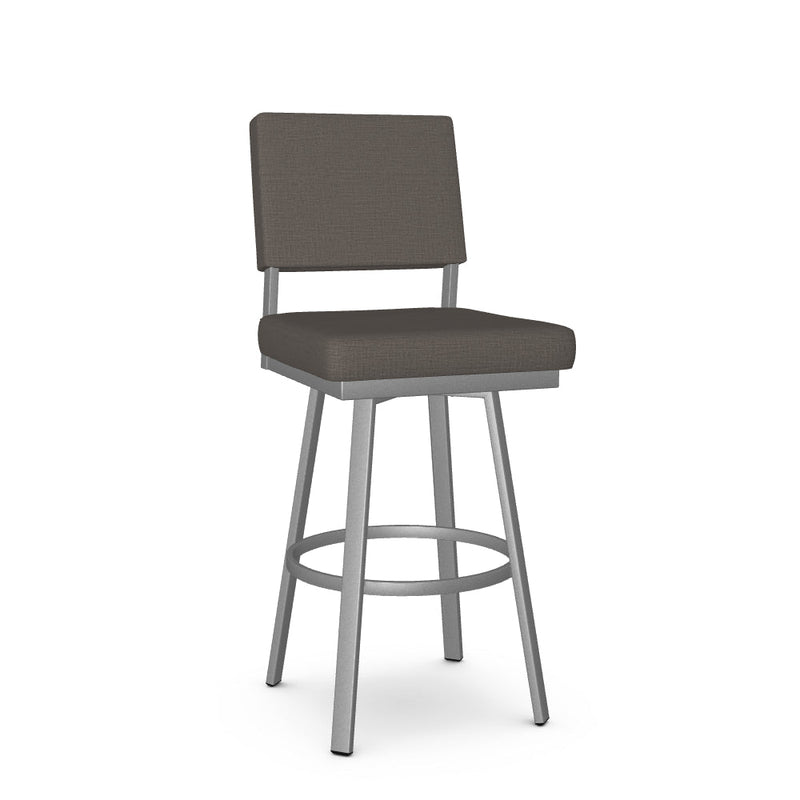 Mathilde Swivel Bar Stool - Upholstered