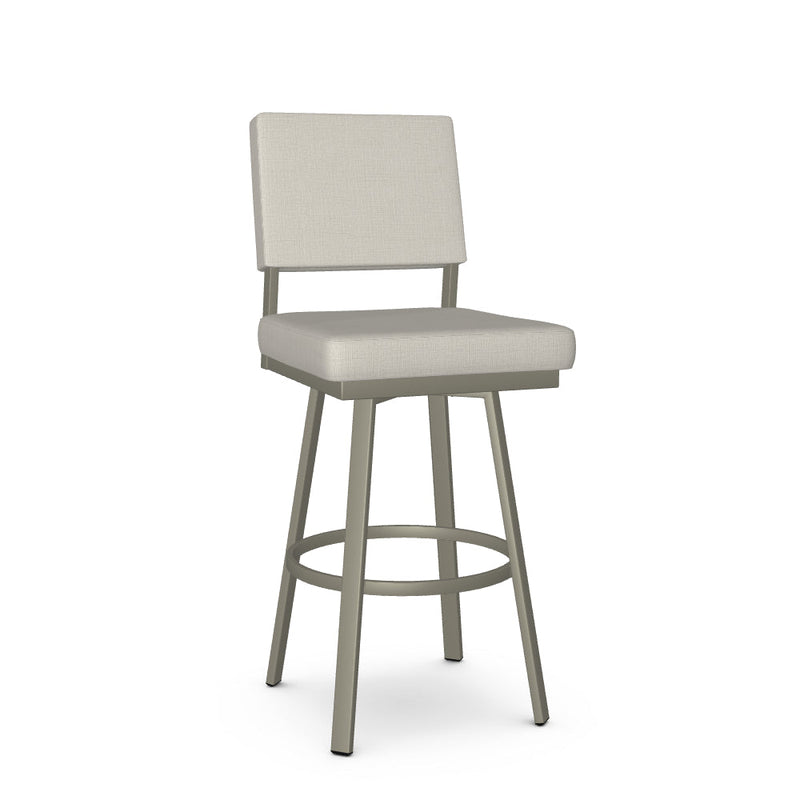 Mathilde Swivel Bar Stool - Upholstered