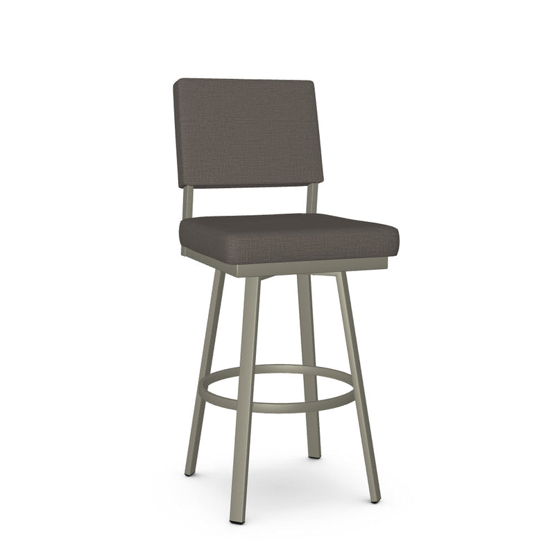 Mathilde Swivel Bar Stool - Upholstered
