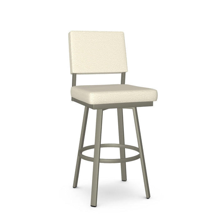 Mathilde Swivel Bar Stool - Upholstered