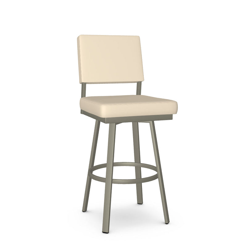 Mathilde Swivel Bar Stool - Upholstered