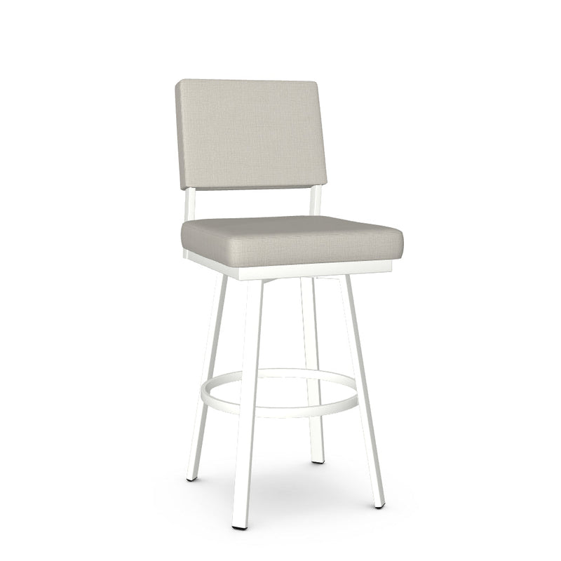 Mathilde Swivel Bar Stool - Upholstered