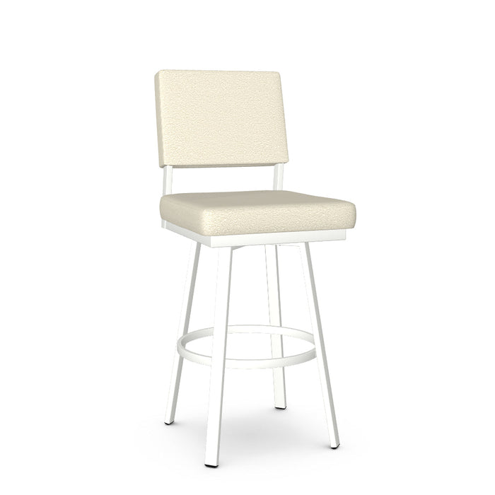 Mathilde Swivel Bar Stool - Upholstered