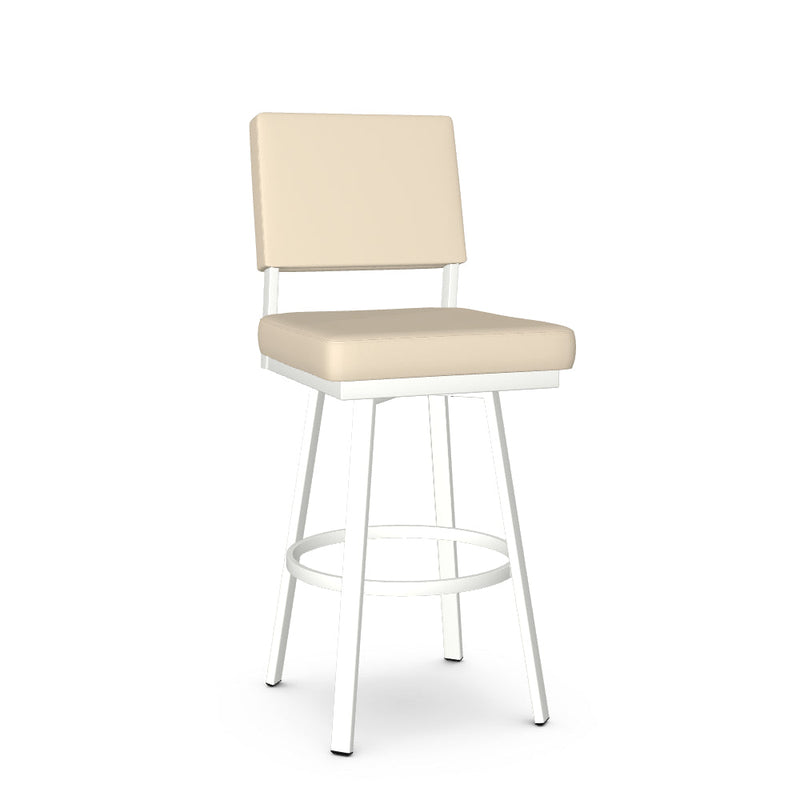 Mathilde Swivel Bar Stool - Upholstered