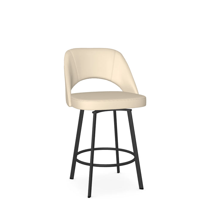 Scarlett Swivel Counter Stool - Upholstered