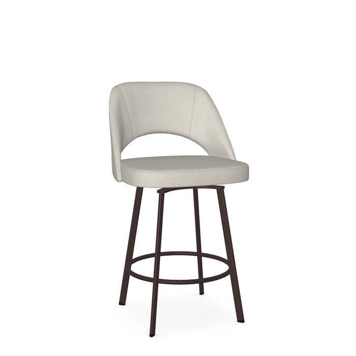 Scarlett Swivel Counter Stool - Upholstered