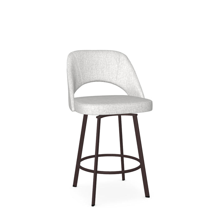 Scarlett Swivel Counter Stool - Upholstered