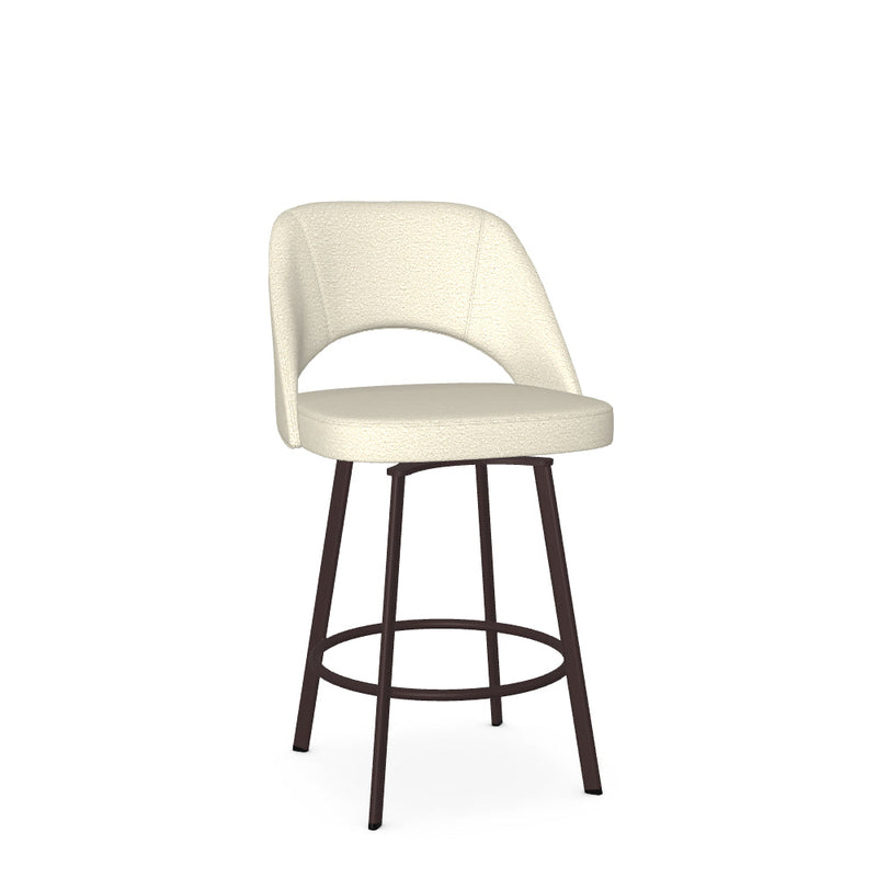 Scarlett Swivel Counter Stool - Upholstered