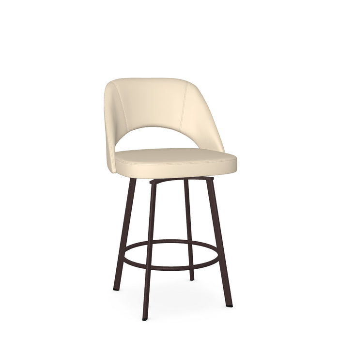 Scarlett Swivel Counter Stool - Upholstered