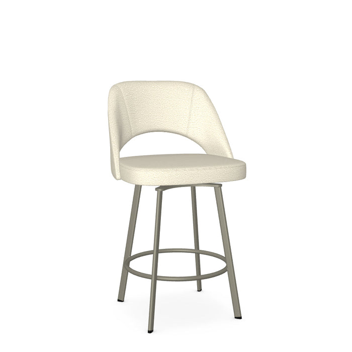Scarlett Swivel Counter Stool - Upholstered