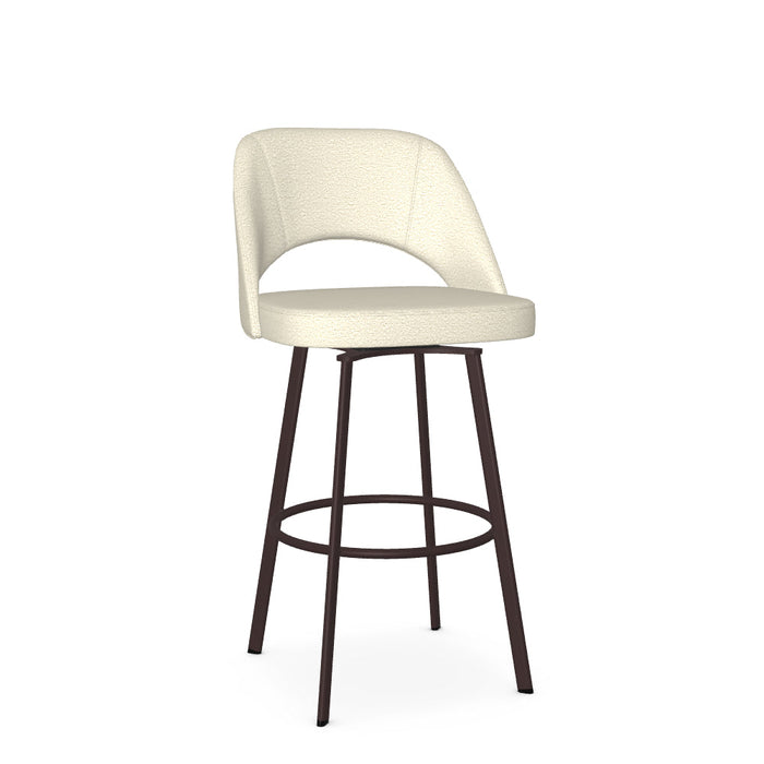 Scarlett Swivel Bar Stool - Upholstered